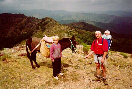 At the top of a mountain